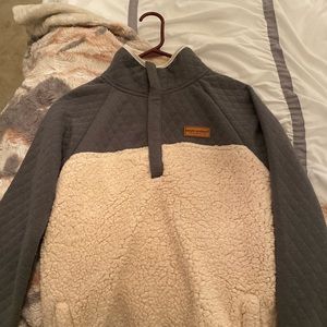 Simply southern furry crew neck